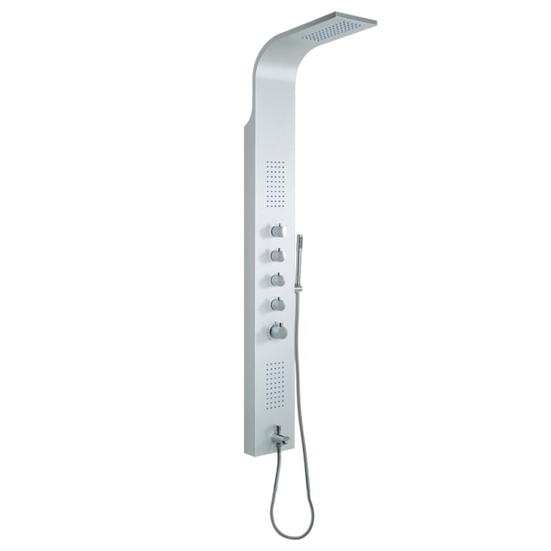 Mariner Silver shower panel 6 Mariner Silver