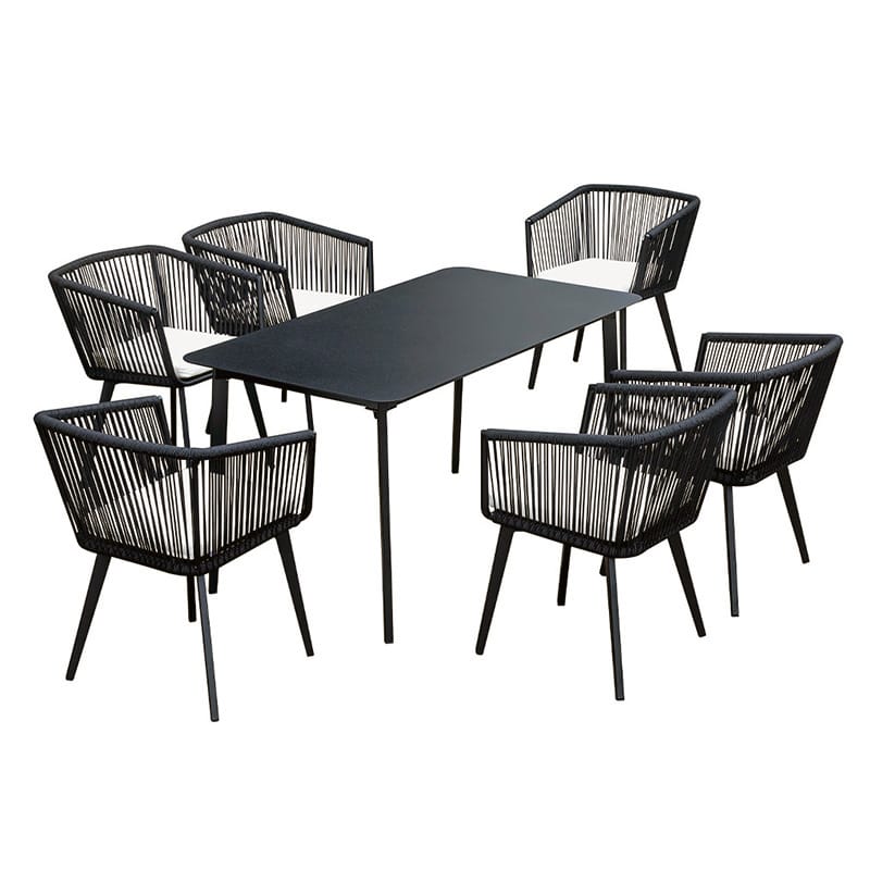 Sky garden table set for 6 people 8 Sky 6 szemelyes etkezo szett