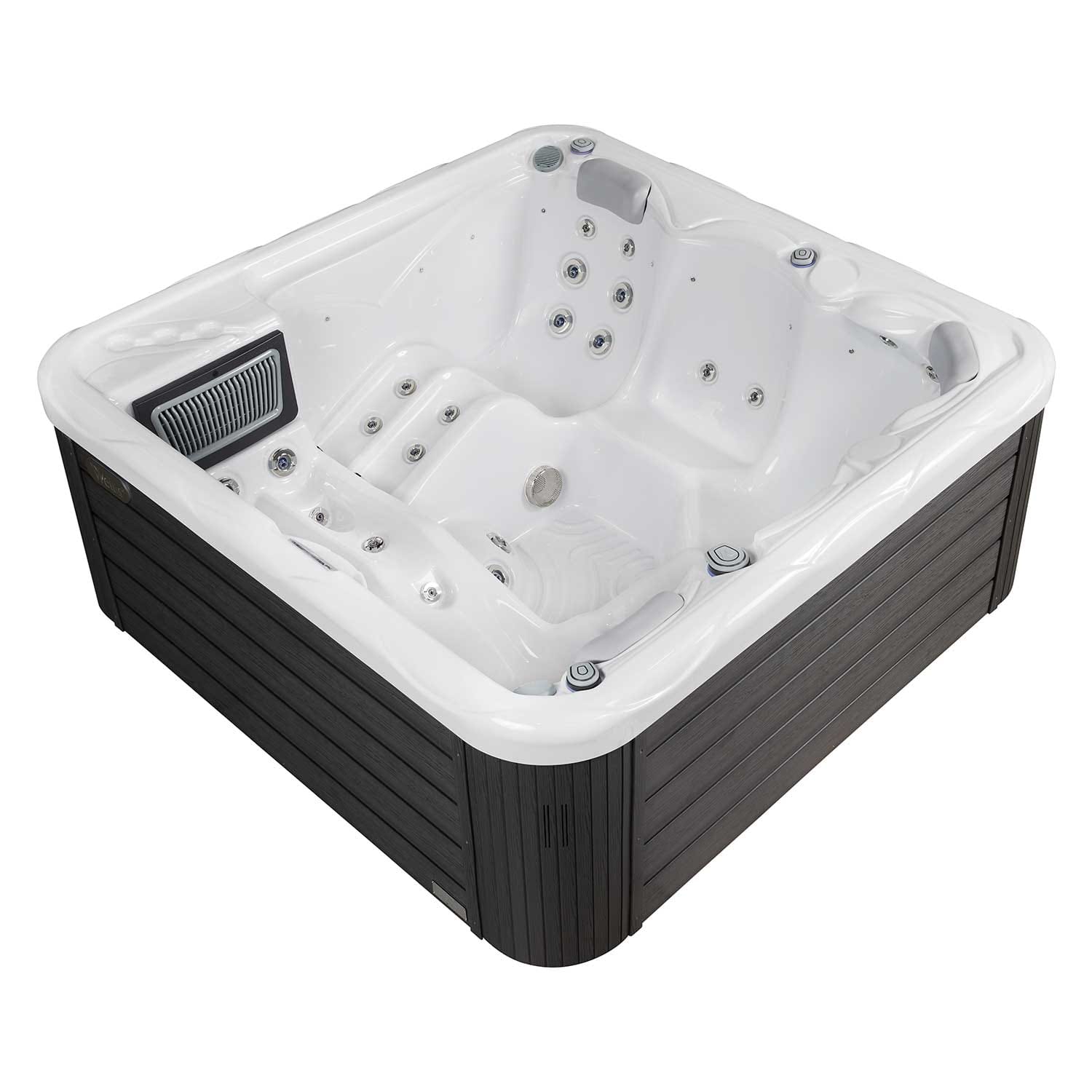 Wellis pluto hot tub side view