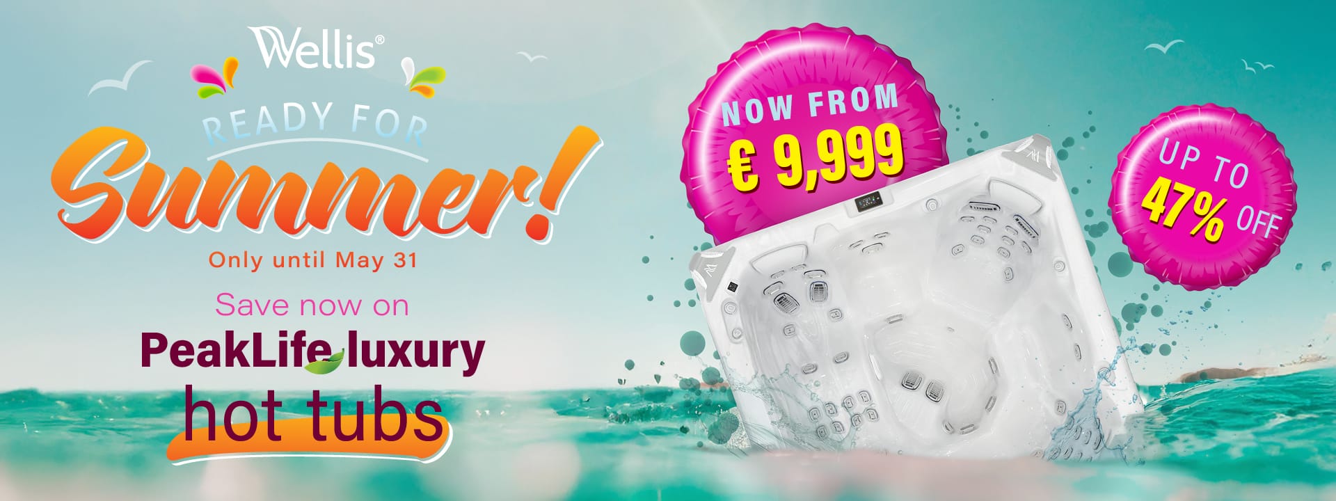 Ready for Summer Hot Tub Sale